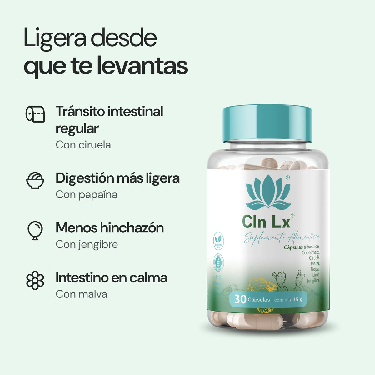 CLN LX: beneficios principales