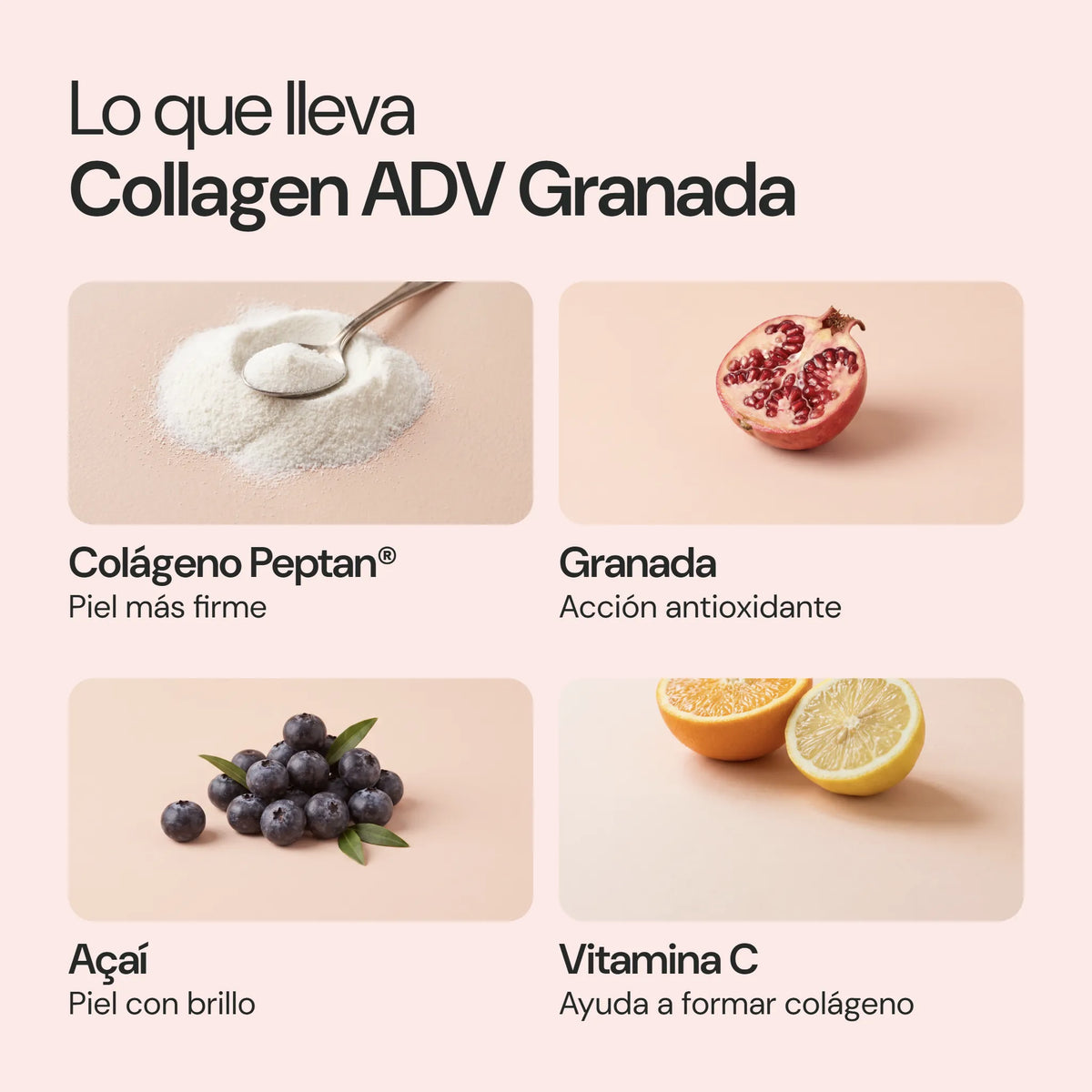 Ingredientes de Collagen ADV Granada