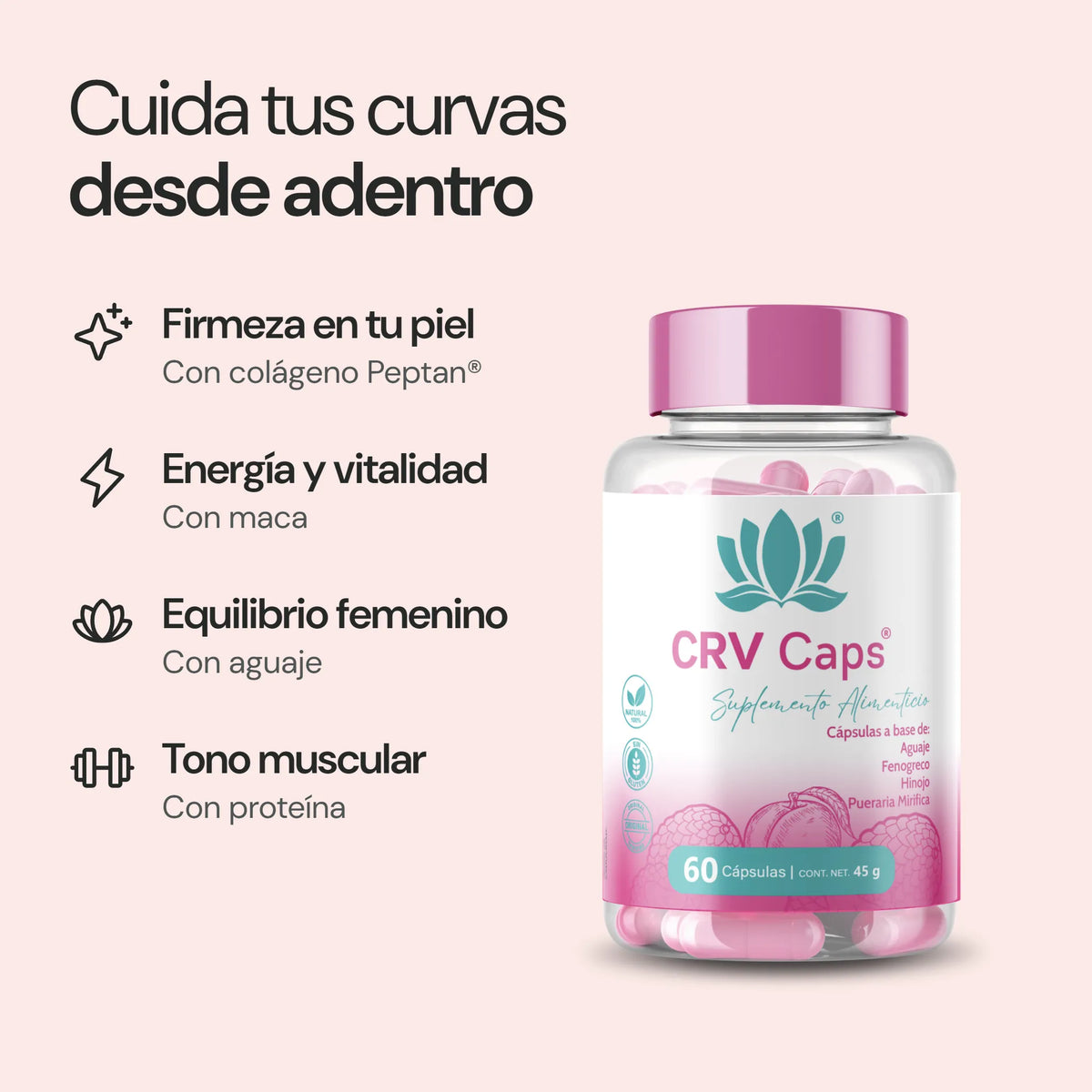 CRV Caps: beneficios principales