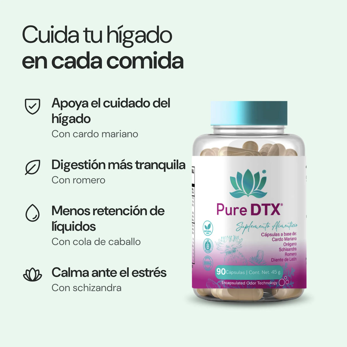 Pure DTX: beneficios principales