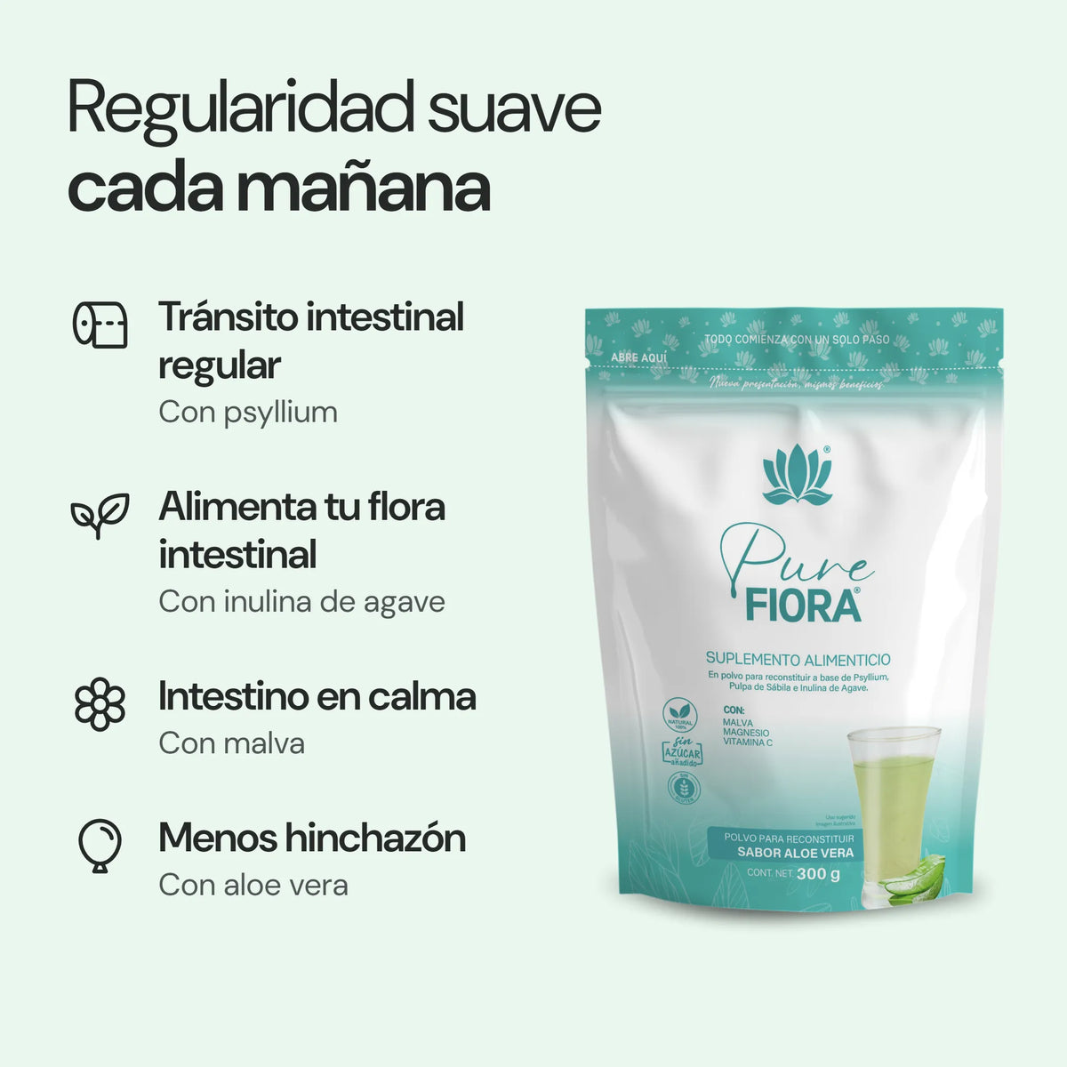 Pure Fiora: beneficios principales