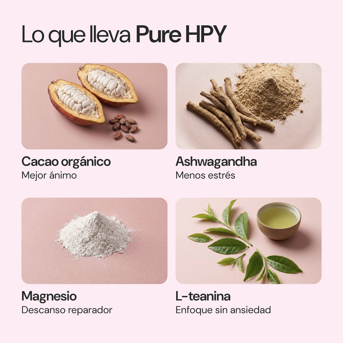 Ingredientes de Pure HPY