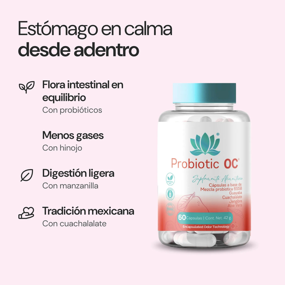 Pure OC Probiotic: beneficios principales