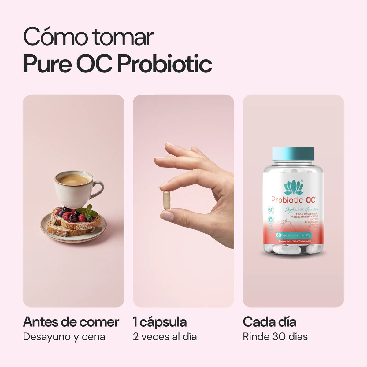Cómo usar Pure OC Probiotic