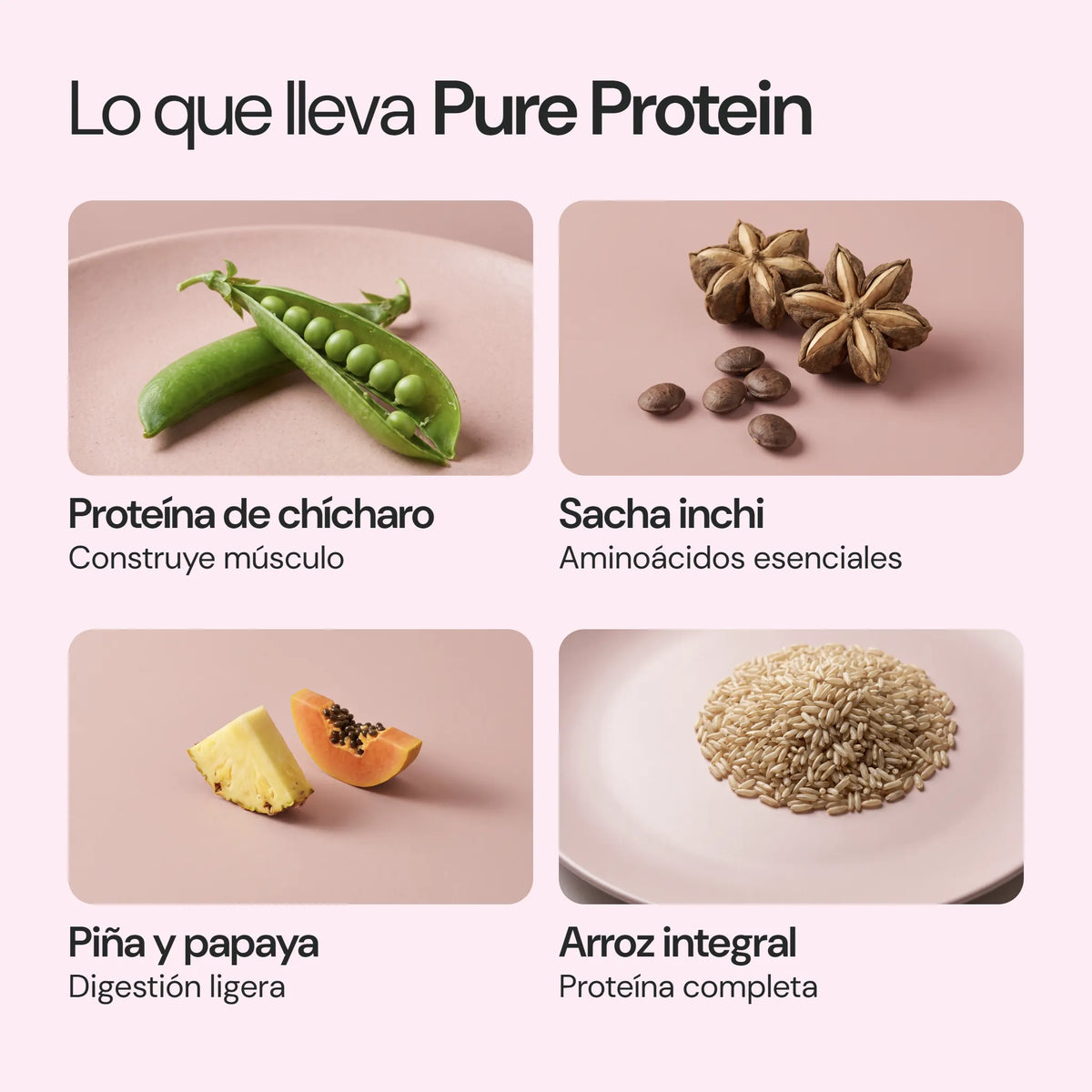 Ingredientes de Pure Protein