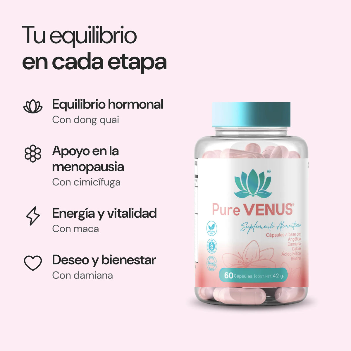 Pure Venus: beneficios principales