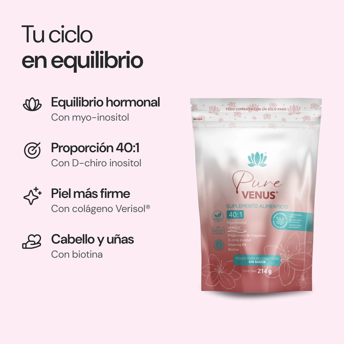Venus Premium: beneficios principales