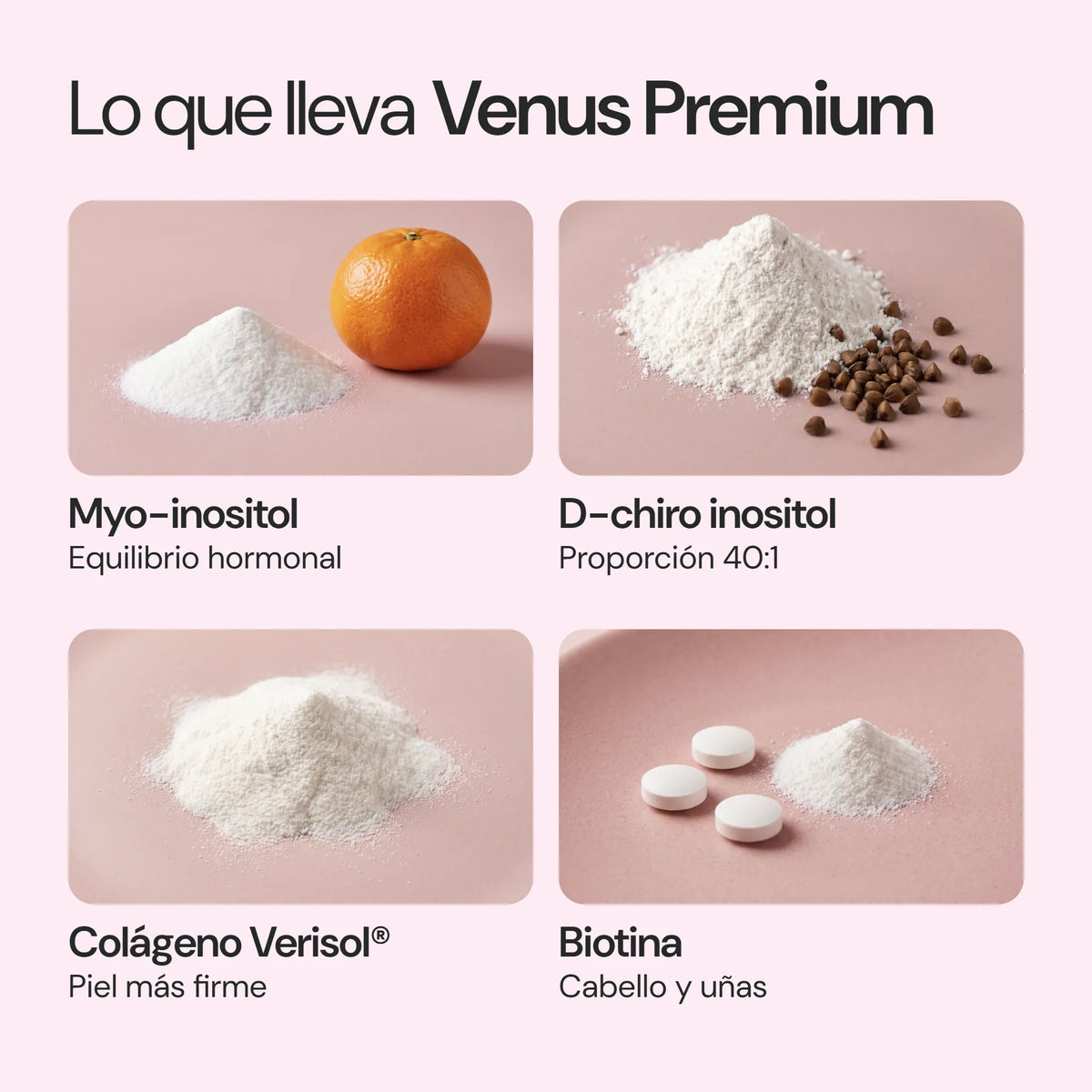 Ingredientes de Venus Premium