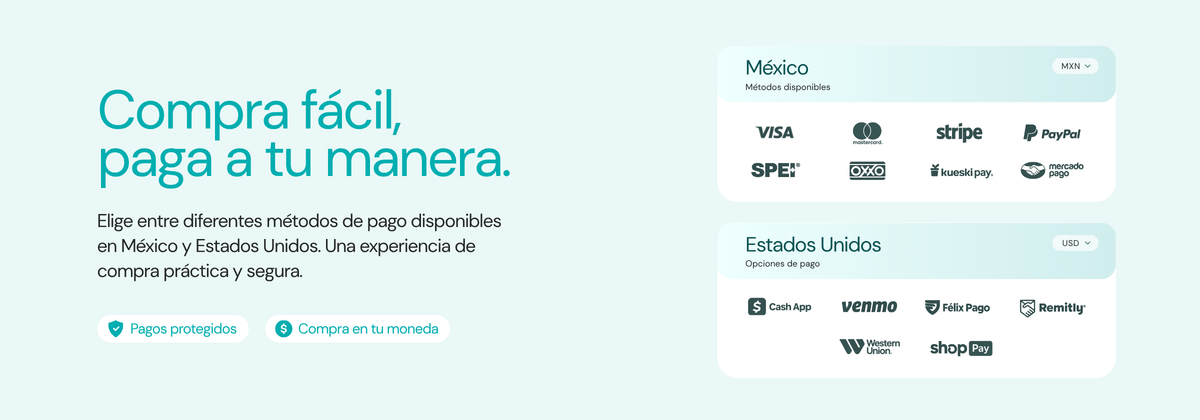 Compra fácil, paga a tu manera: métodos de pago en México y Estados Unidos