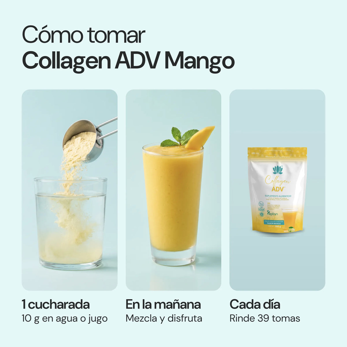 Cómo usar Collagen ADV Mango