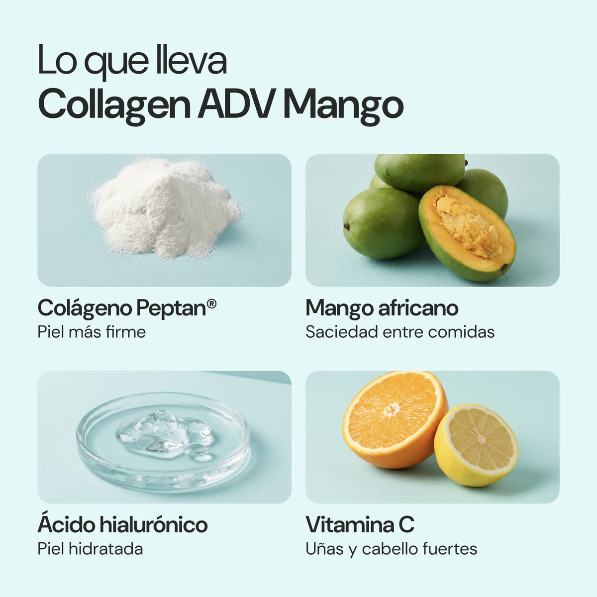 Ingredientes de Collagen ADV Mango