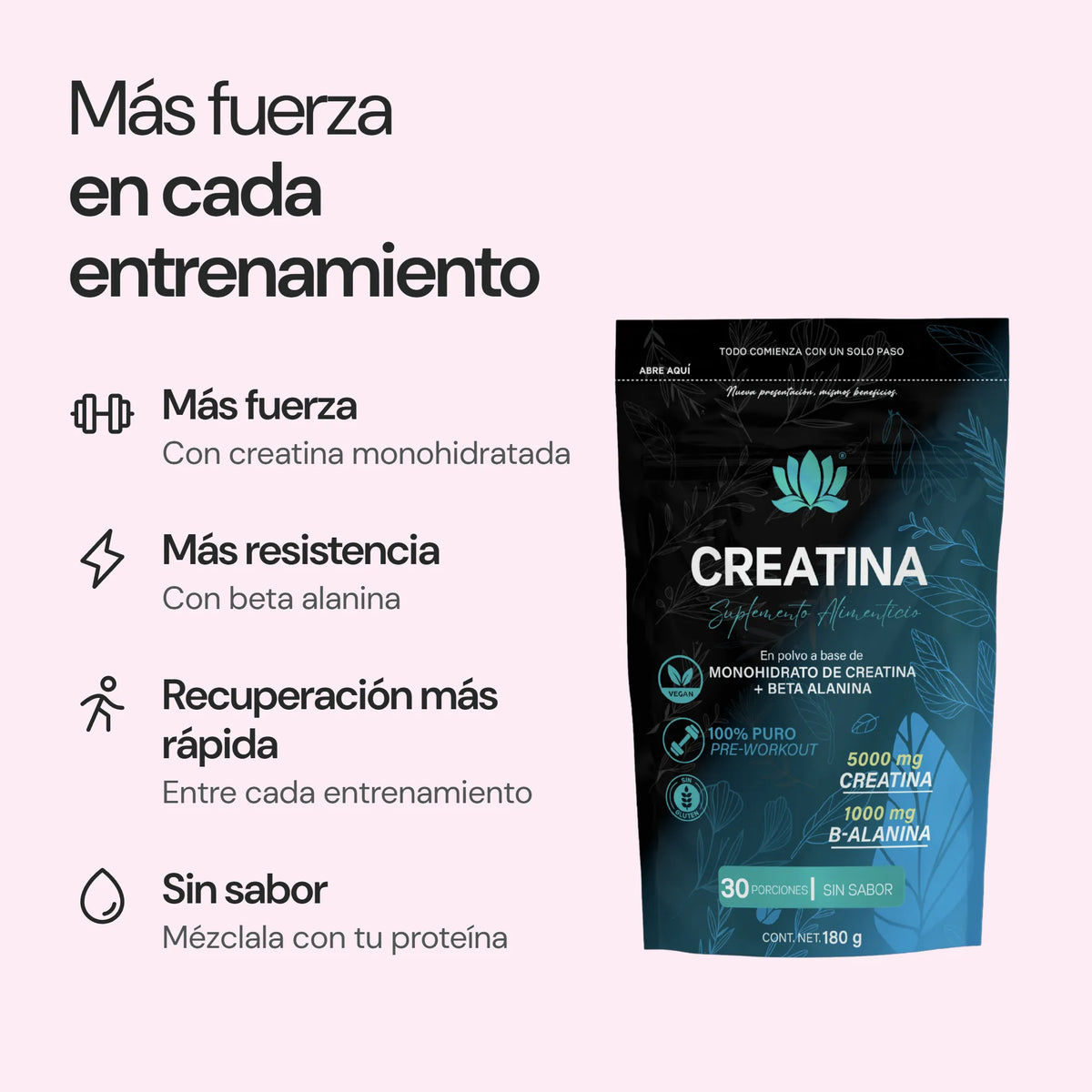 Creatina: beneficios principales
