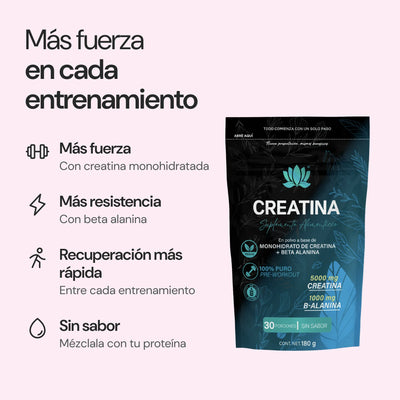 Creatina: beneficios principales