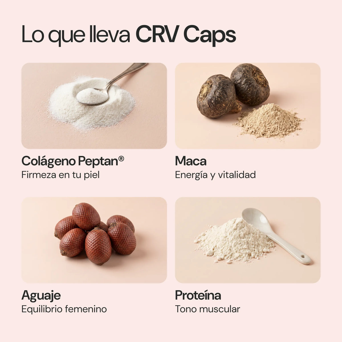 Ingredientes de CRV Caps