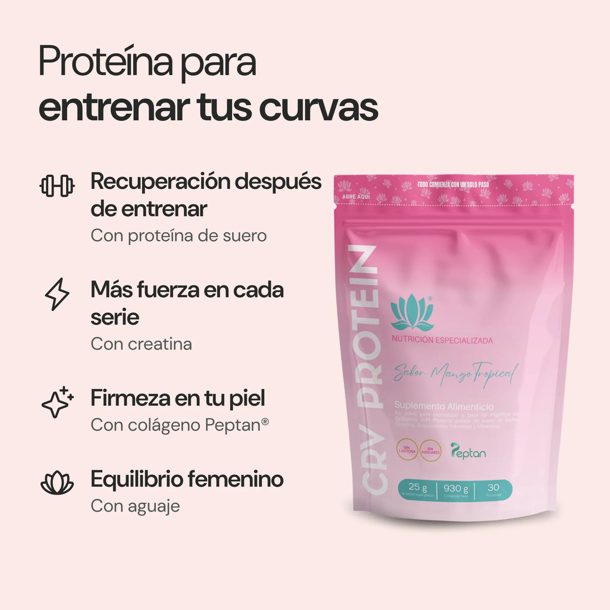 CRV Protein: beneficios principales
