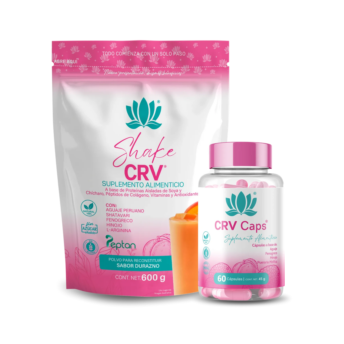 Dúo CRV sabor durazno