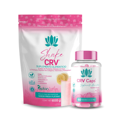 Dúo CRV sabor fresa-plátano