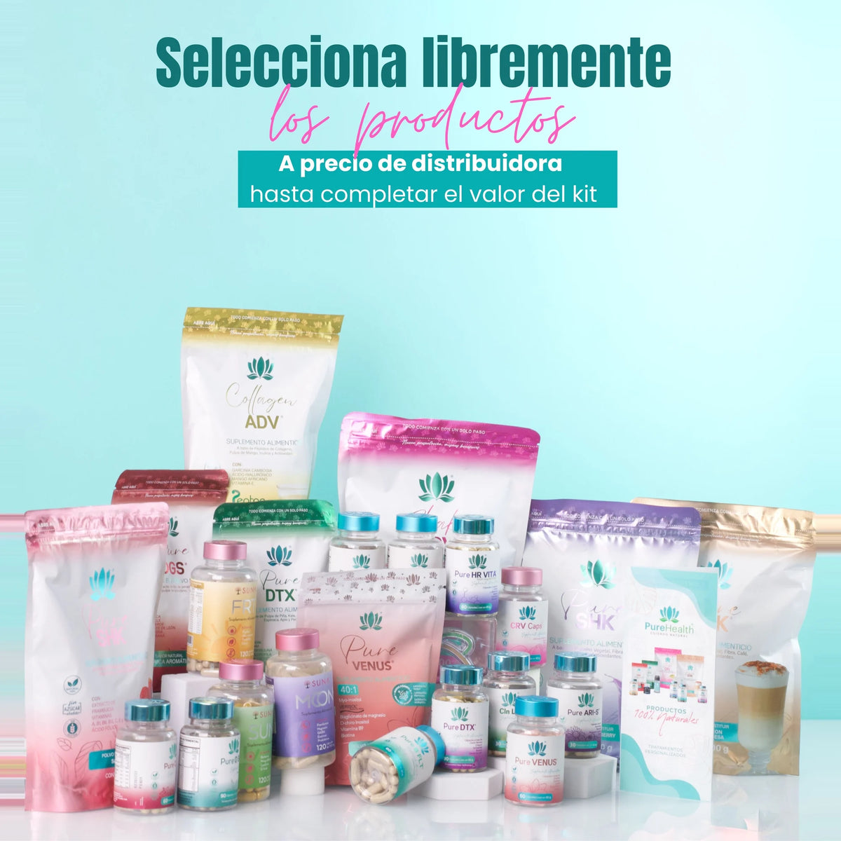 Kit de Inicio Opción 2: eliges tus productos a precio de distribuidora