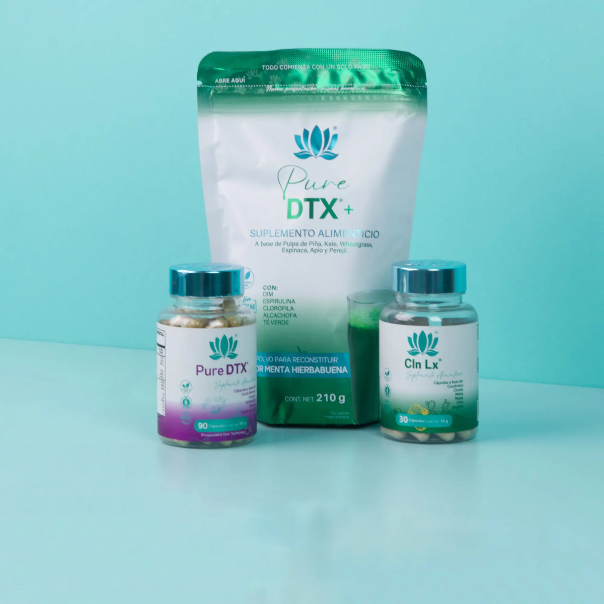 Kit Detox Básico: Pure DTX+, Pure DTX y CLN LX