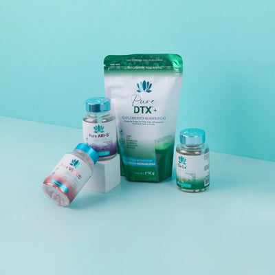 Kit Detox Fem: Pure DTX+, CLN LX, Pure ARI-S y Pure Venus