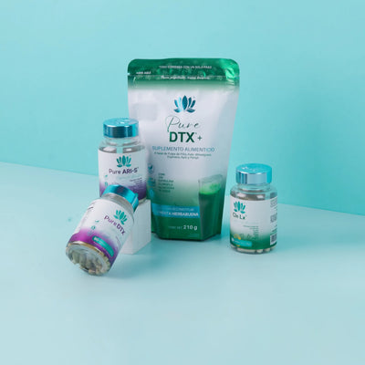 Kit Detox Hepa: Pure DTX+, CLN LX, Pure ARI-S y Pure DTX