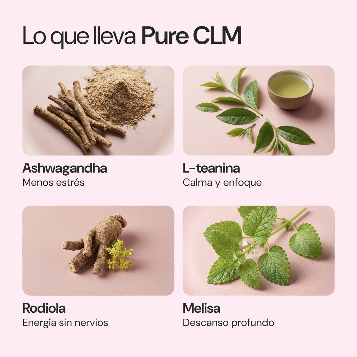 Ingredientes de Pure CLM