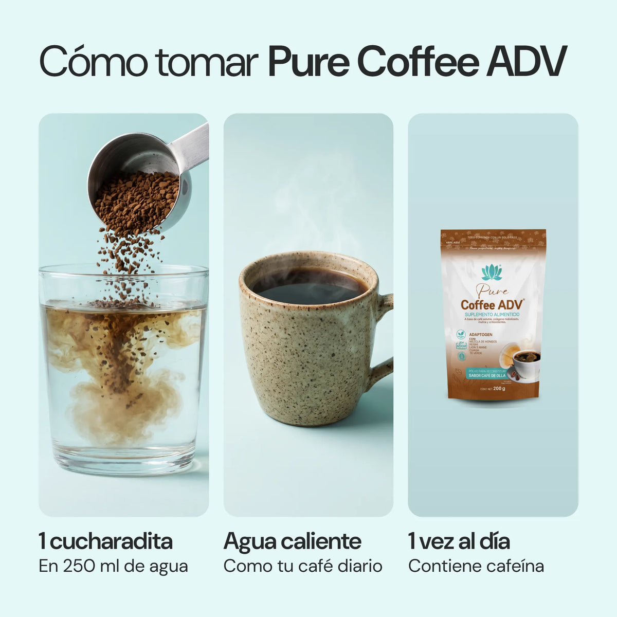 Cómo usar Pure Coffee ADV