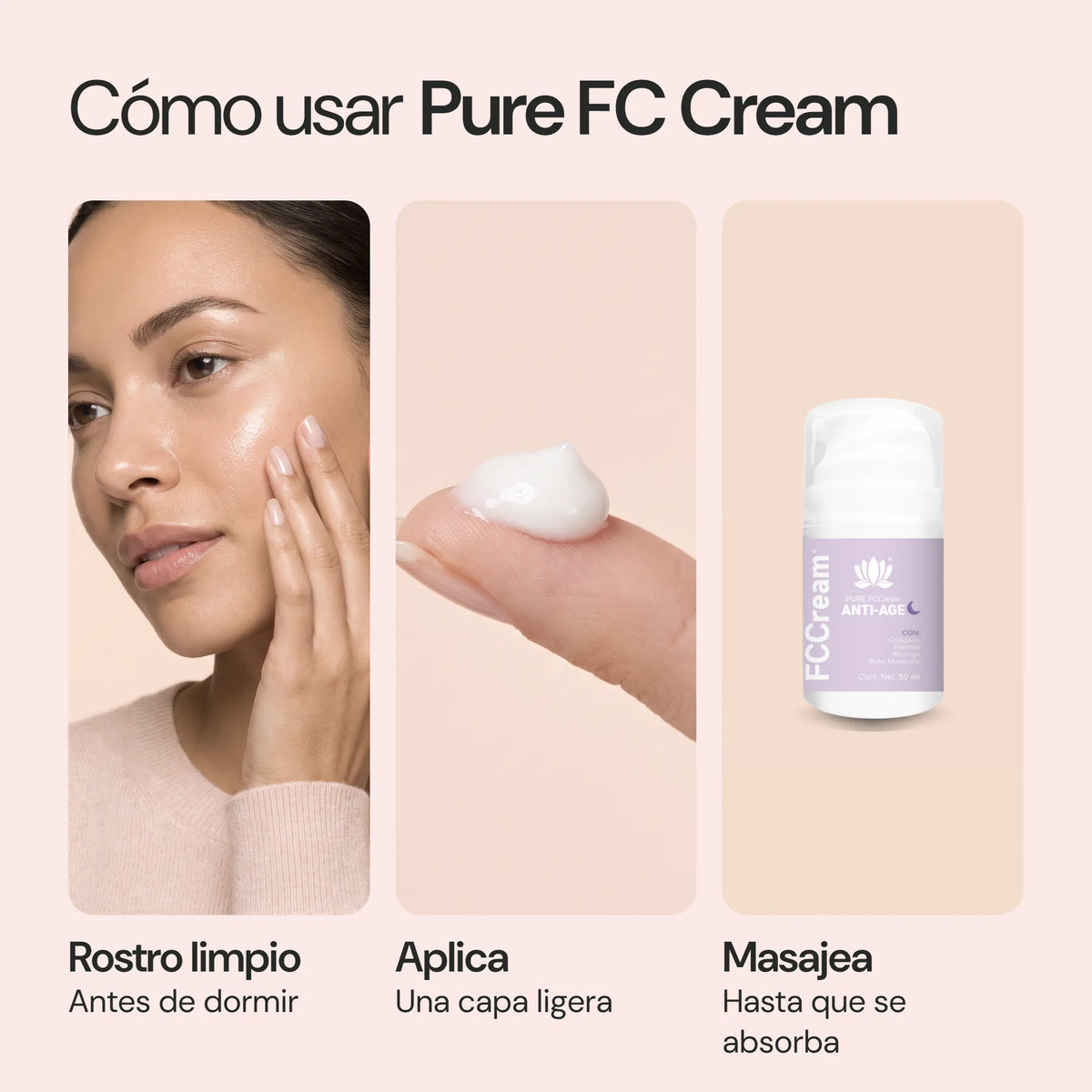 Cómo usar Pure FC Cream