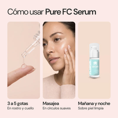 Cómo usar Pure FC Serum