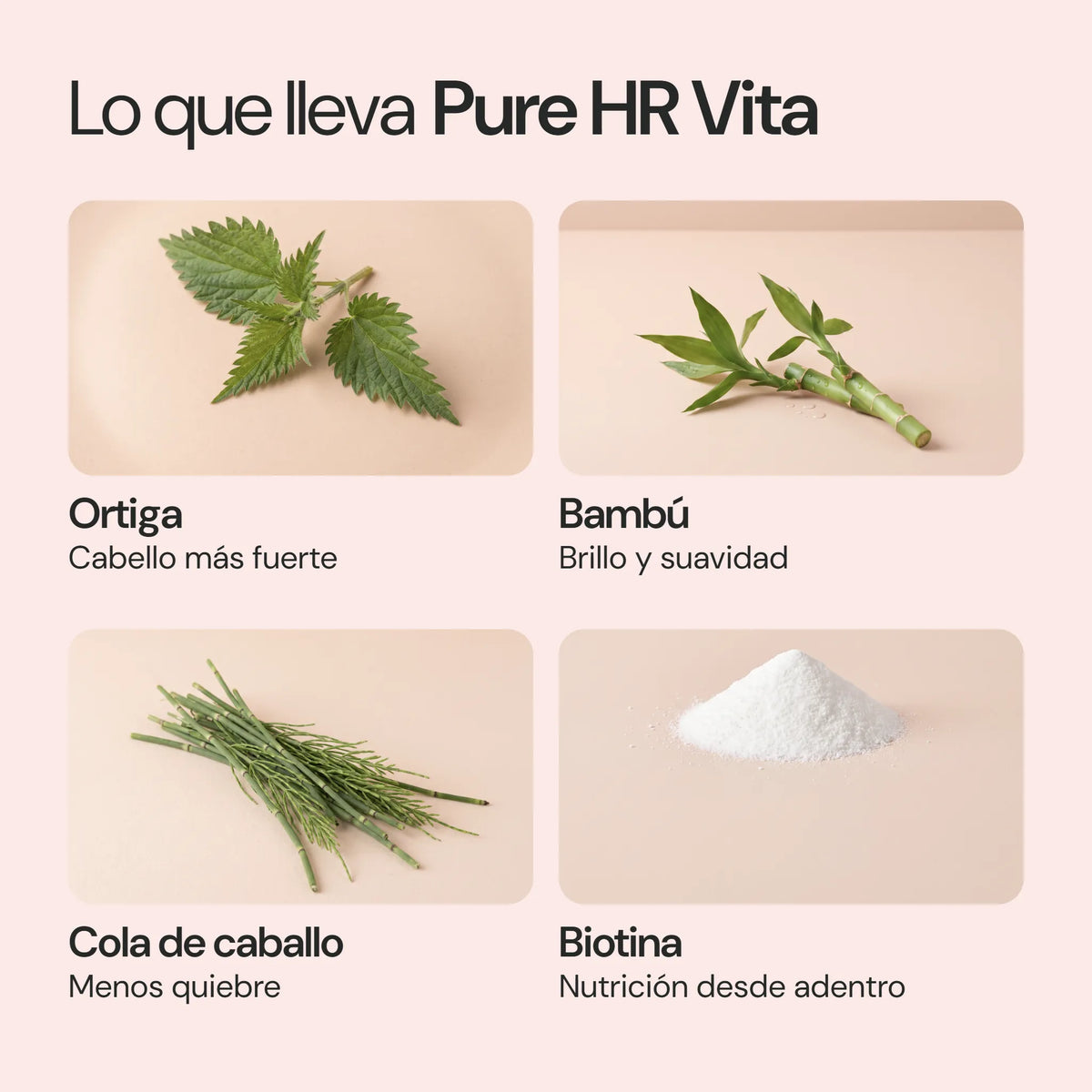 Ingredientes de Pure HR Vita