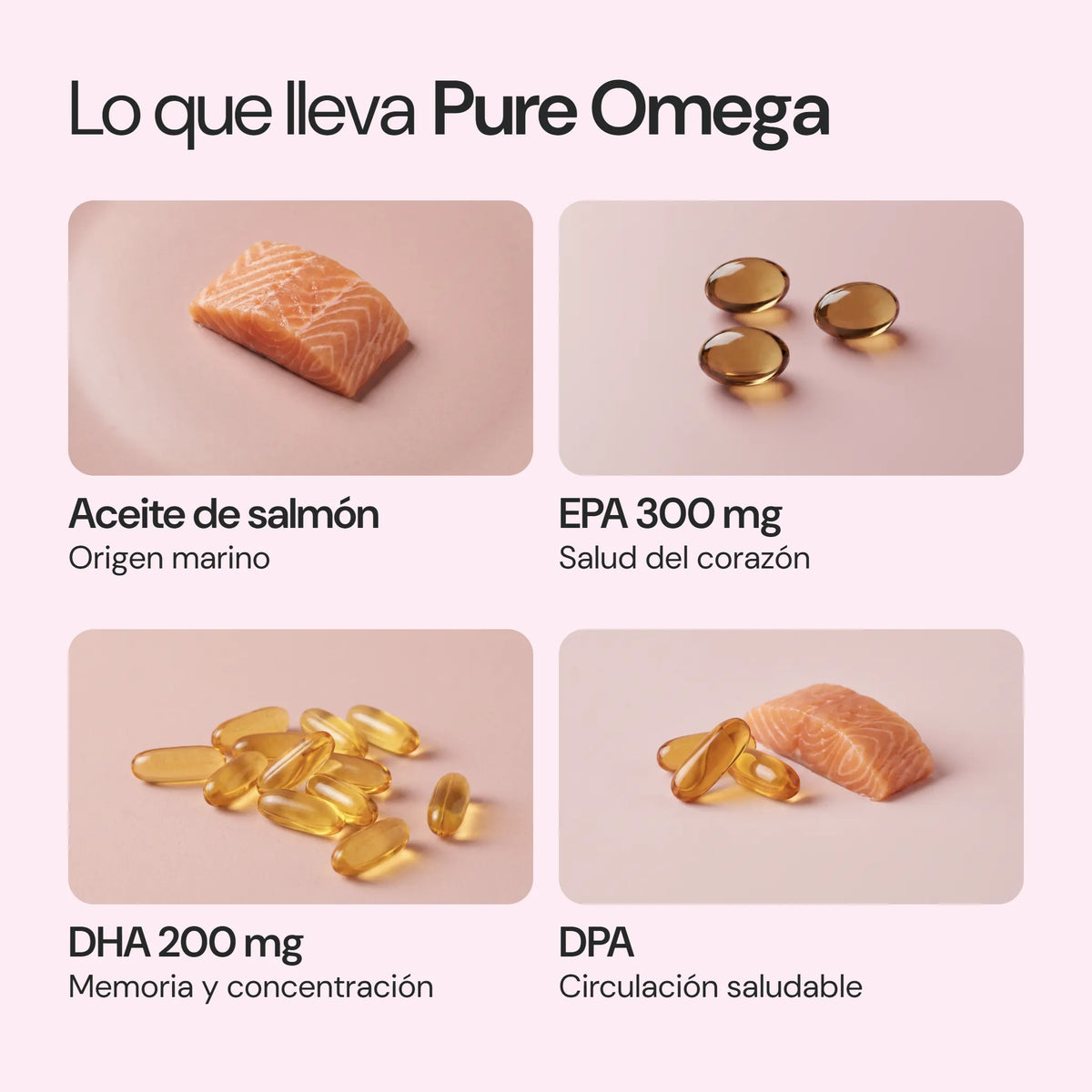 Ingredientes de Pure Omega