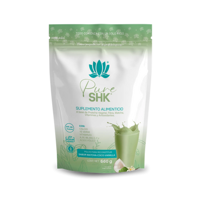 Pure SHK sabor matcha coco vainilla
