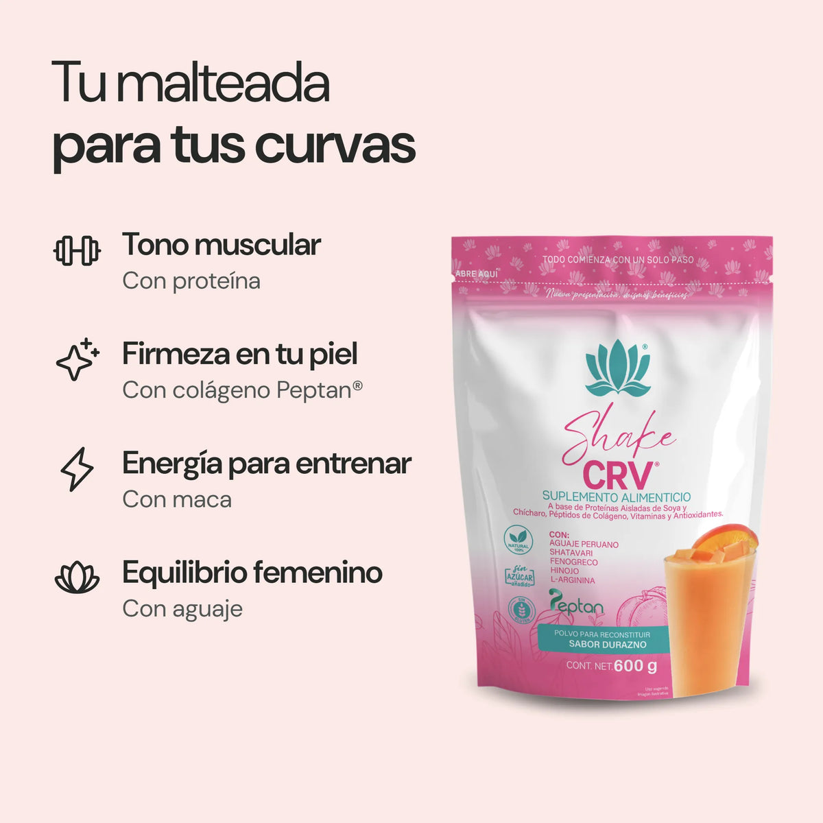 Shake CRV: beneficios principales