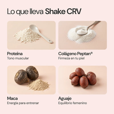 Ingredientes de Shake CRV