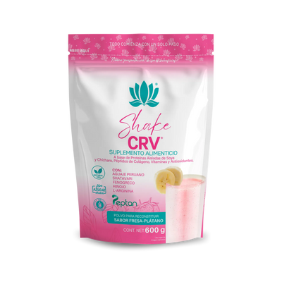 Shake CRV sabor fresa-plátano