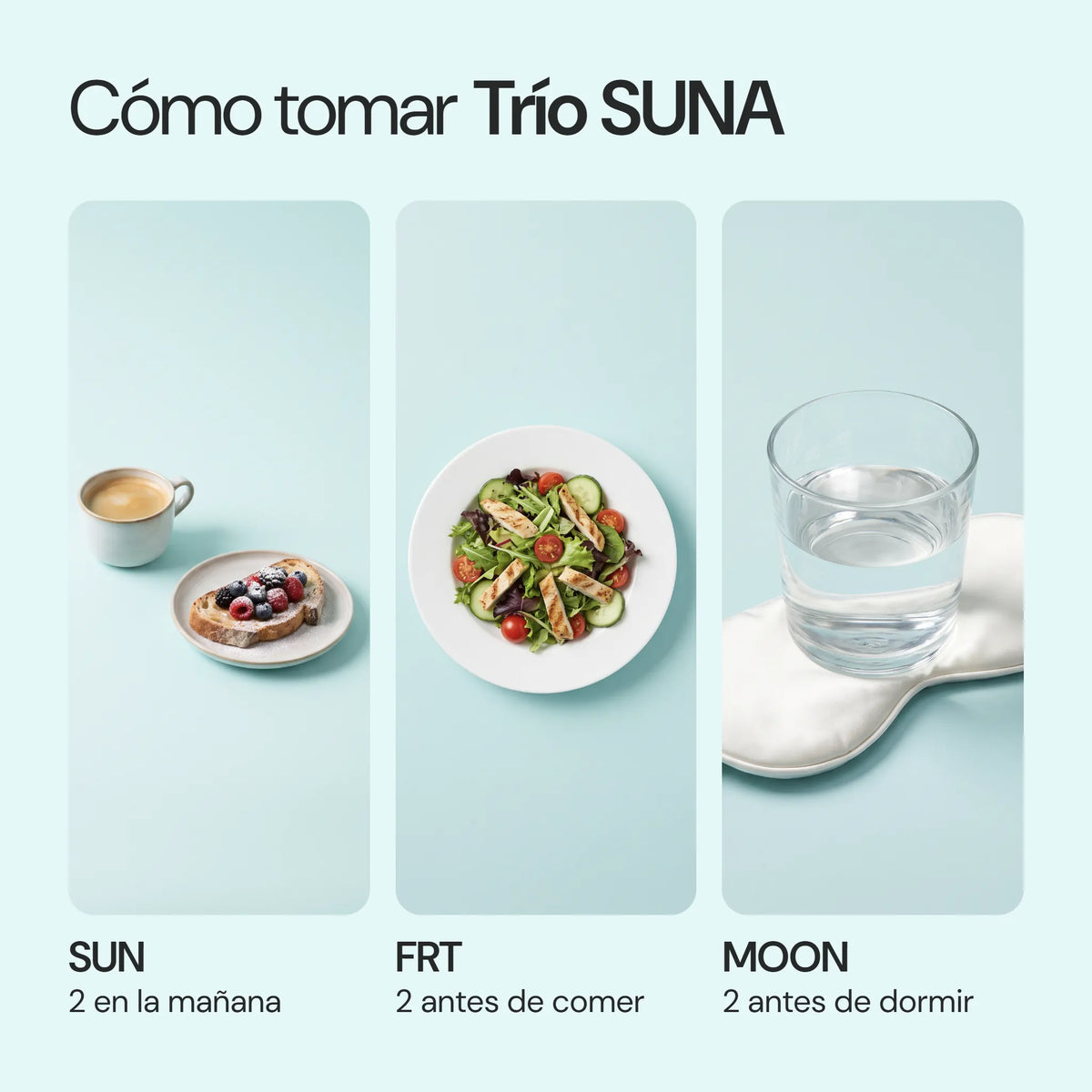 Cómo usar Trío SUNA